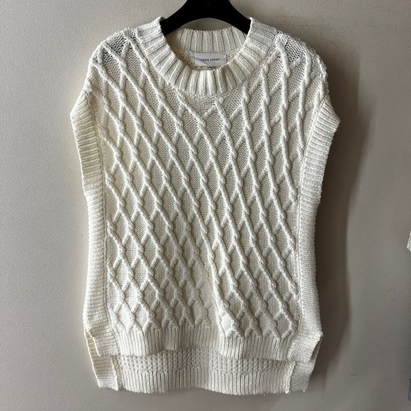 Dear John Briana Cable Knit Sweater Vest - Picture 2 of 7